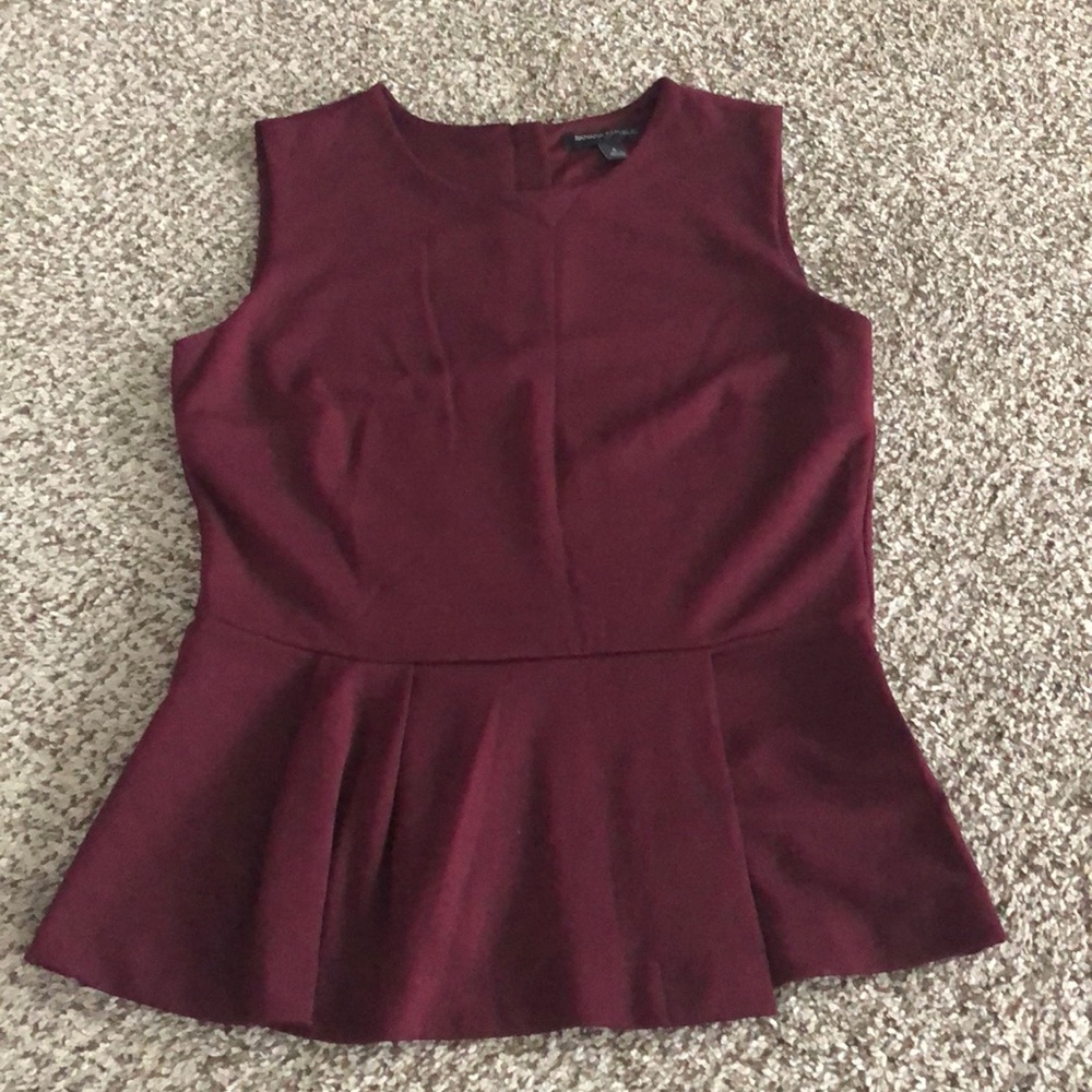 BR peplum top